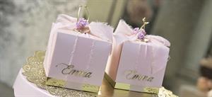 SCAT. FLEUR 7X7X7 LINO CIPRIA  GOLD