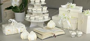 SCAT. SACCHETTO BIANCO  SPIGA E CALICE 7X8