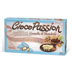 CONFETTI CIOCO PASSION  GRANELLA MANDORLA CELESTE KG.1
