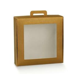 SCAT. GOURMET C/FINESTRA SKIN ORO 29X29X9