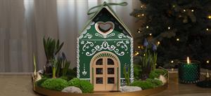 SCAT. CASETTA C.CORDINO  20X20X18 KRAFT/VERDE LITTLE HOUSE