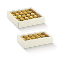 SCAT. QUADRETTO+FAS.+INS. 145X75X35 PELLE ORO