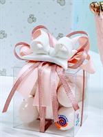 MAGNETE FIOCCO PORCELLANA CM.4 BIANCO