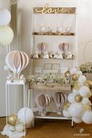 SET 3 MONGOLFIERE D'APP. AVORIO D.15-33 H.20-40