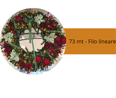 MINI LUCI 2000 LED BIANCO CALDO X ESTERNO MT.73