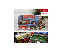 TRENINO NATALIZIO CM.265 COMPONIBILE PZ.36