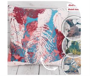 FEDERA CUSCINO CM.45X45 LEAF ASS.TA