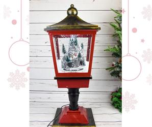 LANTERNA PAESAGGIO CON  MUSICA CM.28X28X27 H.