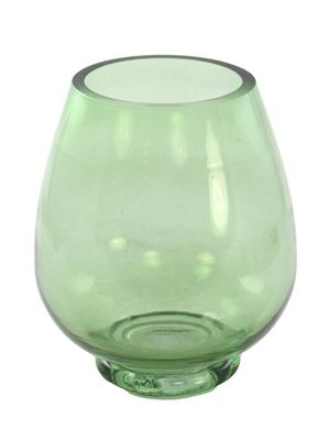 VASO VETRO DIAM.17X20 H. VERDE