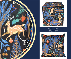 RUNNER VELLUTO DEC. BOSCO CM.40X138 CM.