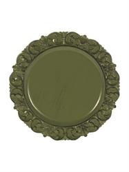 SOTTOPIATTO PVC  VERDE D. 36