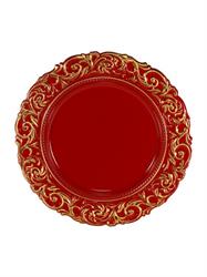 SOTTOPIATTO PVC  ROSSO D. 36