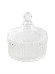 POTICHE VETRO D.13X15 H. TRASPARENTE