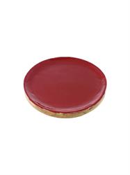 PIATTO IN LEGNO DIAM.30 H.3,5 ROSSA