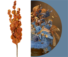 RAMO FOGLIE VELLUTO CM.80 H. OCRA