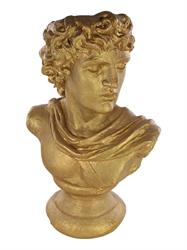 BUSTO PORTAVASO UOMO ORO CM.50X32X78 H.