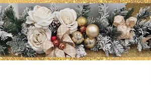 FESTONE VERDE INNEVATO  MT.2,7 D.35