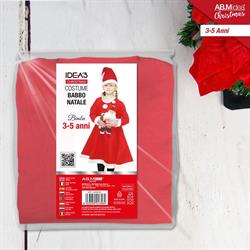 VESTITO BABBO NATALE X BIMBO 3-5 ANNI