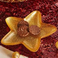 PIATTO STELLA XSTMAS D. 24 GOLD ESTRELLA