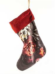 CALZA C/DECORO FLOREALE CM.30X45