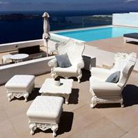 POLTRONA QUEEN OF LOVE  CM. 103,5X98X112,5H. WHITE