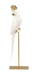 PAPPAGALLO SU BASE WHITE GOLD H.46
