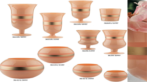 VASO VETRO CILINDRO D.19 H.50 ALBICOCCA