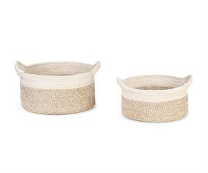 SET 2 CESTI NATURAL CORDA CM.30