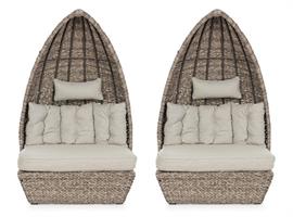 SET 2 POLTRONE PAGODA C.CUSCINI SAMUI