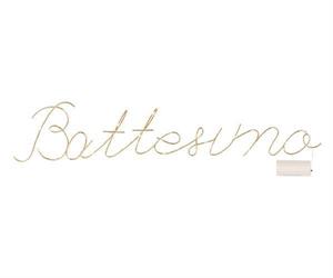 SCRITTA LED BATTESIMO CM.70X45