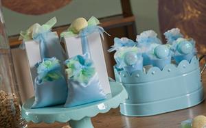 SACCHETTO RASO LIGHT BLUE 10X14