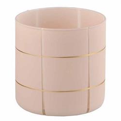 CILINDRO VETRO  PANNACOTTA H.15 D.15 COURMAYEUR