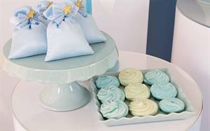 PIATTO CERAMICA DOLOMITE AZZURRO CM. 20X20