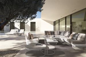 SET DIVANO ANGOLO ALLUM. C.CUSCINI BIANCO INFINITY