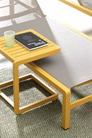 TAVOLINO KONNOR 40X40   SENAPE