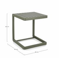 TAVOLINO KONNOR 40X40   VERDE