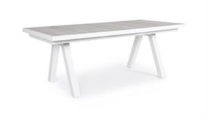 TAVOLO ALLUNG. KRION CM.205-265X103 BIANCO CERAMICA