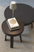 TAVOLINO ALLUM. TONDO D.41 SPYRO ANTRACITE