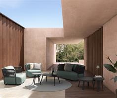 TAVOLINO ALLUM. TONDO D.41 SPYRO ANTRACITE