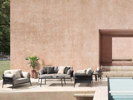 VASO CACHEPOT CILINDRO D.37 H.55 ARGILLA CORTEN