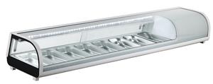 VETRINA SUSHI REFRIGER. (0°+12°C) 1529X420X265H.