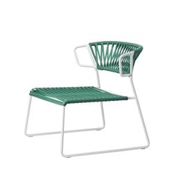 POLTRONA SOFA' LISA TELAIO ZINC.CORDA MENTA S.CUSCINI