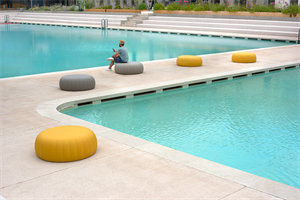 SEDUTA SOFT GELEE D.112 H.40 ARGIL