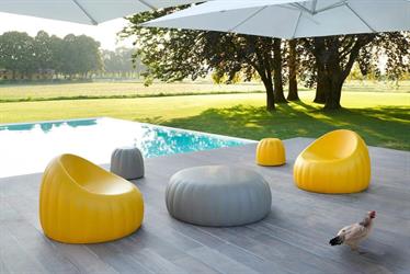 SEDUTA SOFT GELEE LOUNGE D.96 H.64 YELLOW