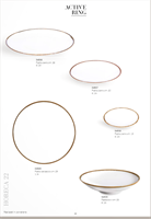 PIATTO PORCELAIN ACTIVE RING PASTA BOWL CM.25