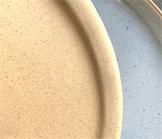 PIATTO PIANO BISCUIT STONEWARE CM.27 LIGHT BLUE