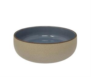 PIATTO CIOTOLA BISCUIT  STONEWARE CM.19,5 LIGHT BLUE