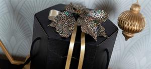 SCAT. ESAGONO C. CORDINI 21X21X21 SETA NERO