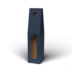 SCAT. 1 BOTTIGLIA BLU   C.FINEST. 9X9X38H.