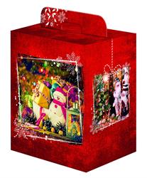 SCAT. PANETTONE LINEA 90 CM.28X21X34 MAGICO NATALE